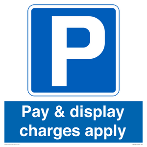 Pay & display charges apply